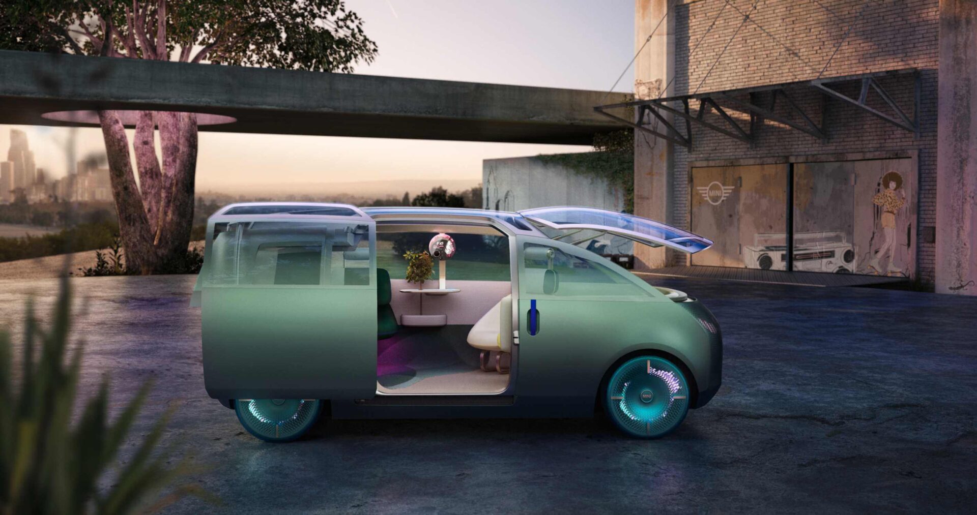 mini vision urbanaut concept car